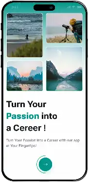 Screenshot of a mobile mock